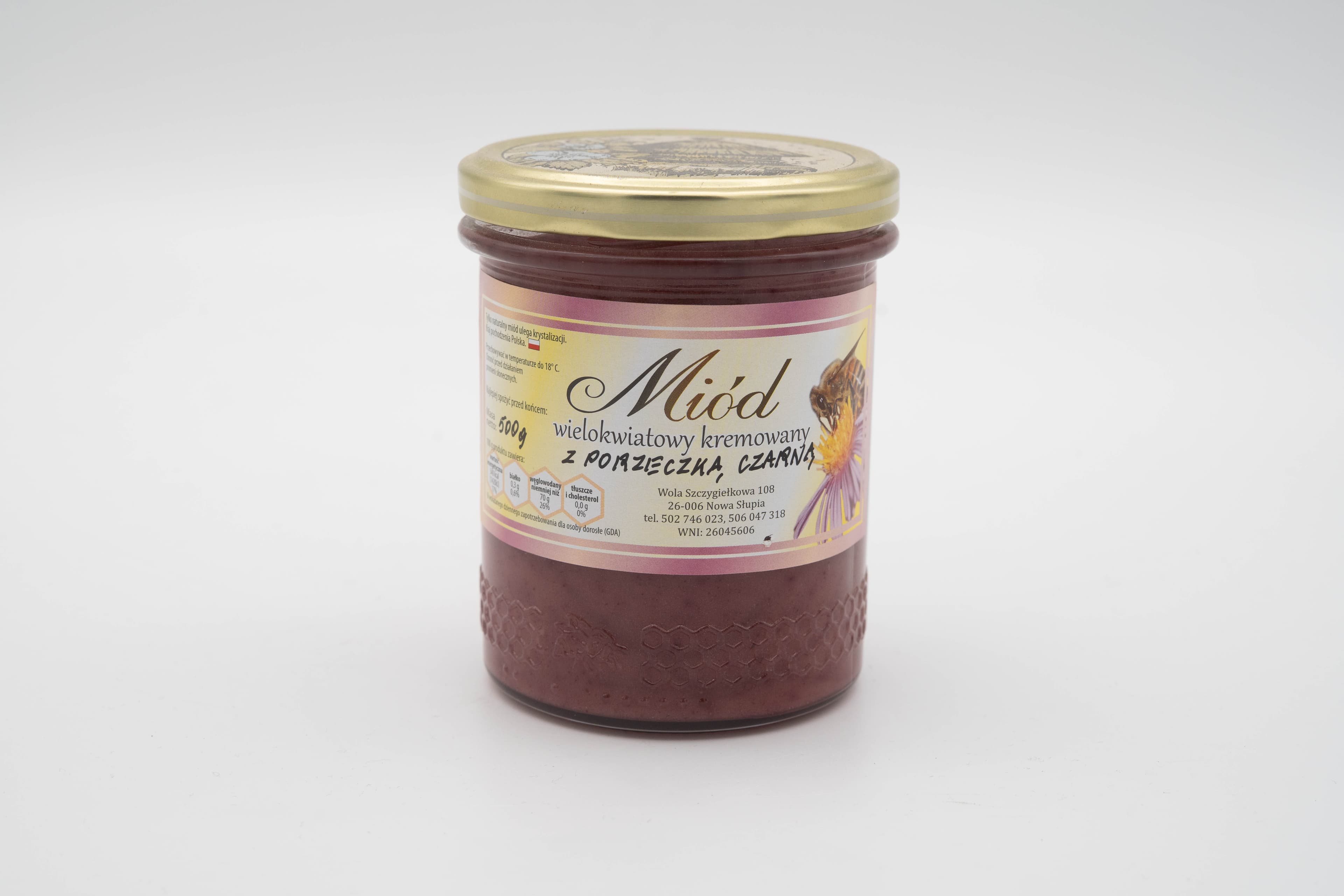 Miód z Czarną Porzeczką - Owocowa Rozkosz