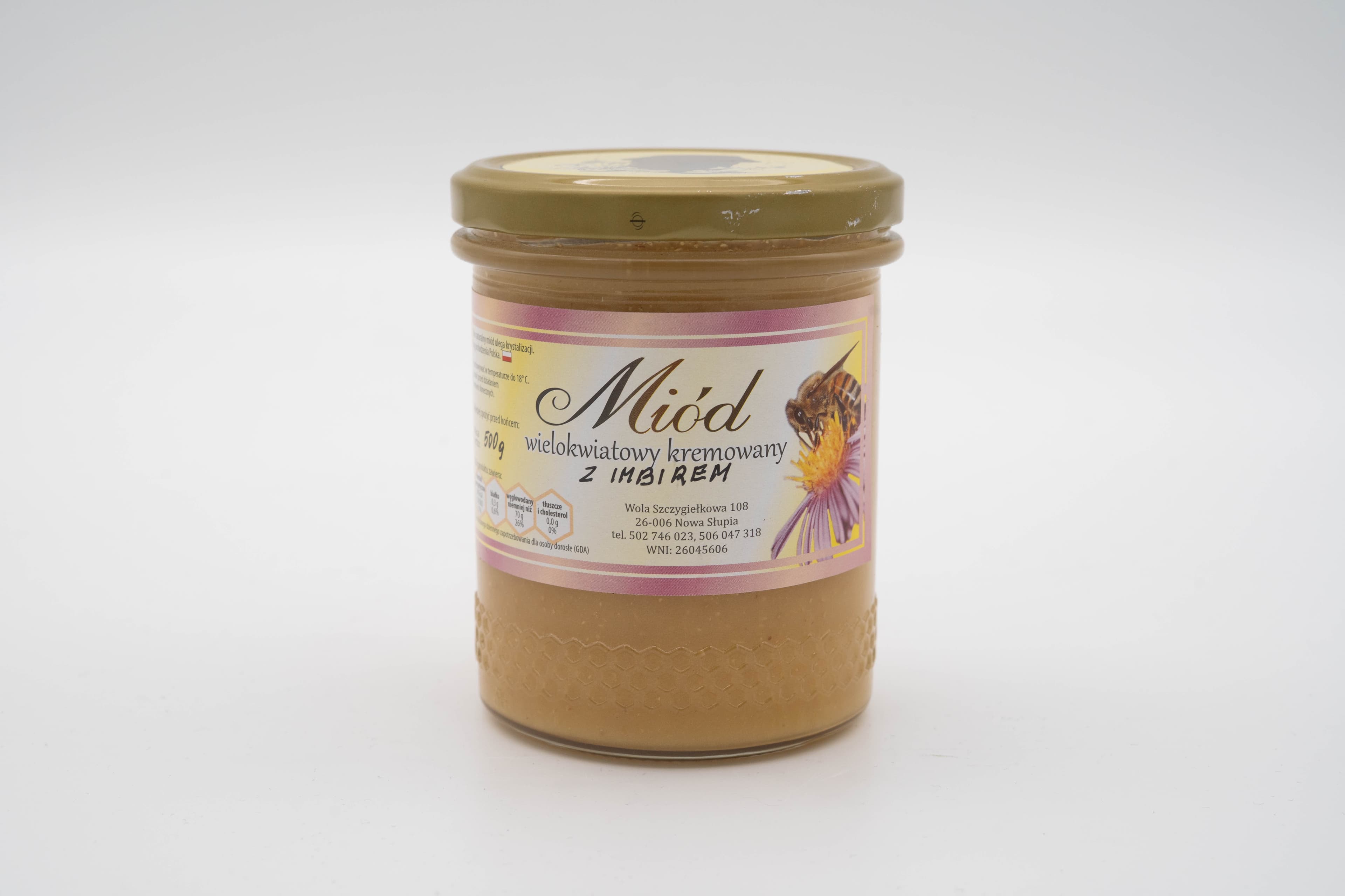 Miód z Imbirem - Rozgrzewająca Moc